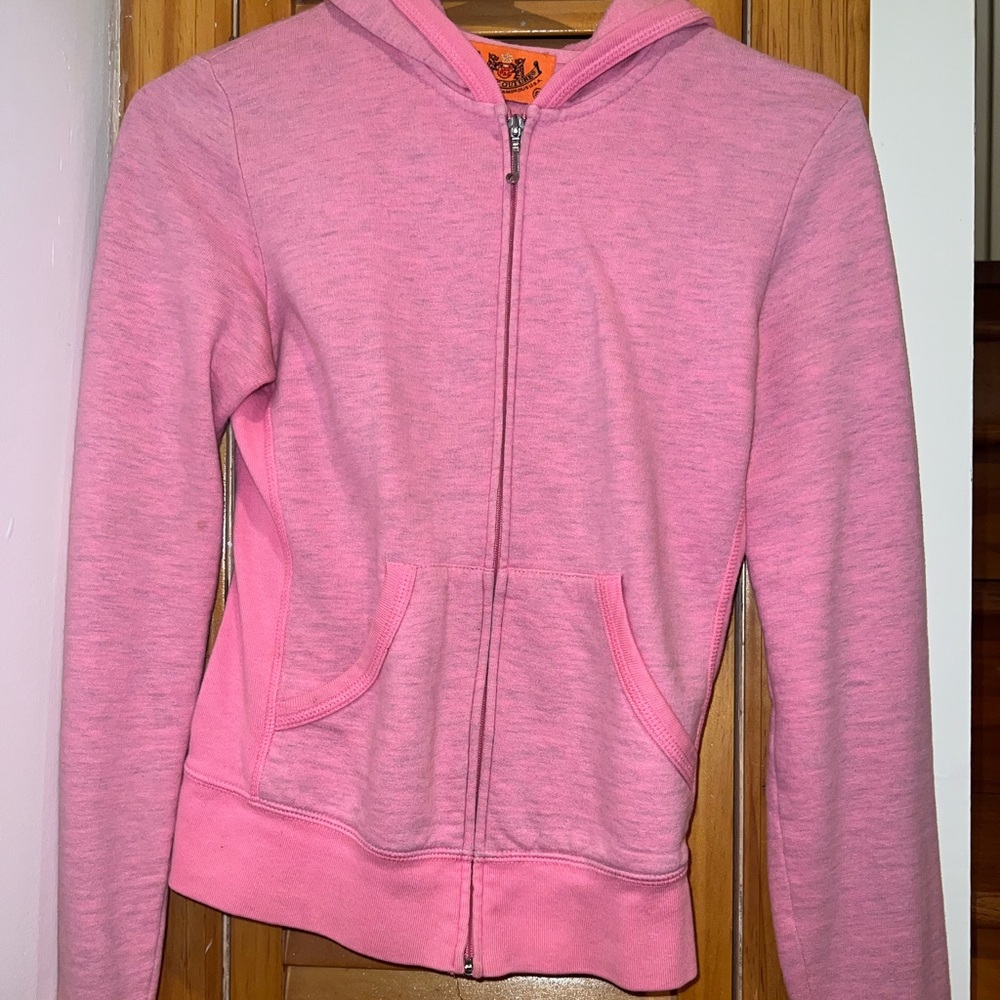 Pink/ grey slight camo Juicy Couture hoodie